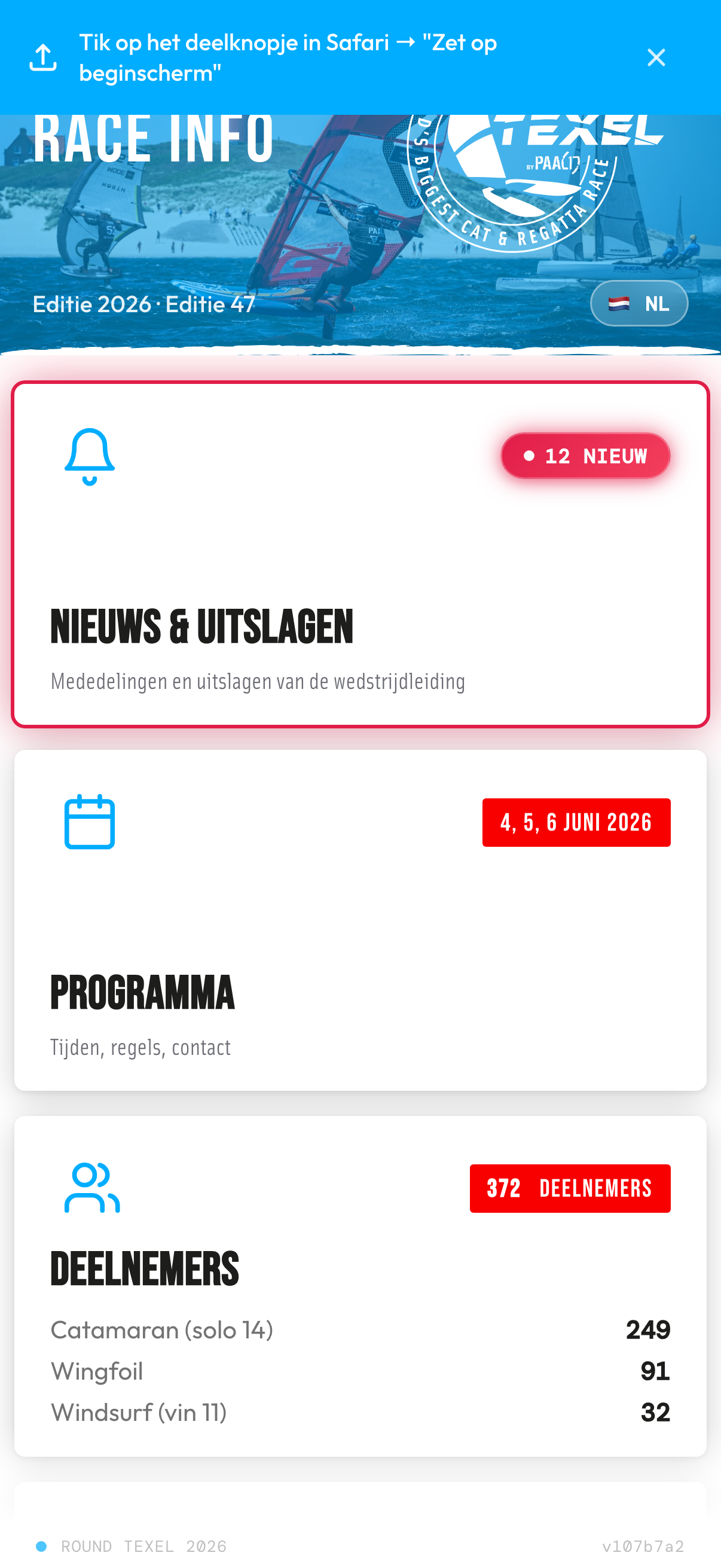 Screenshot van Texel Rating